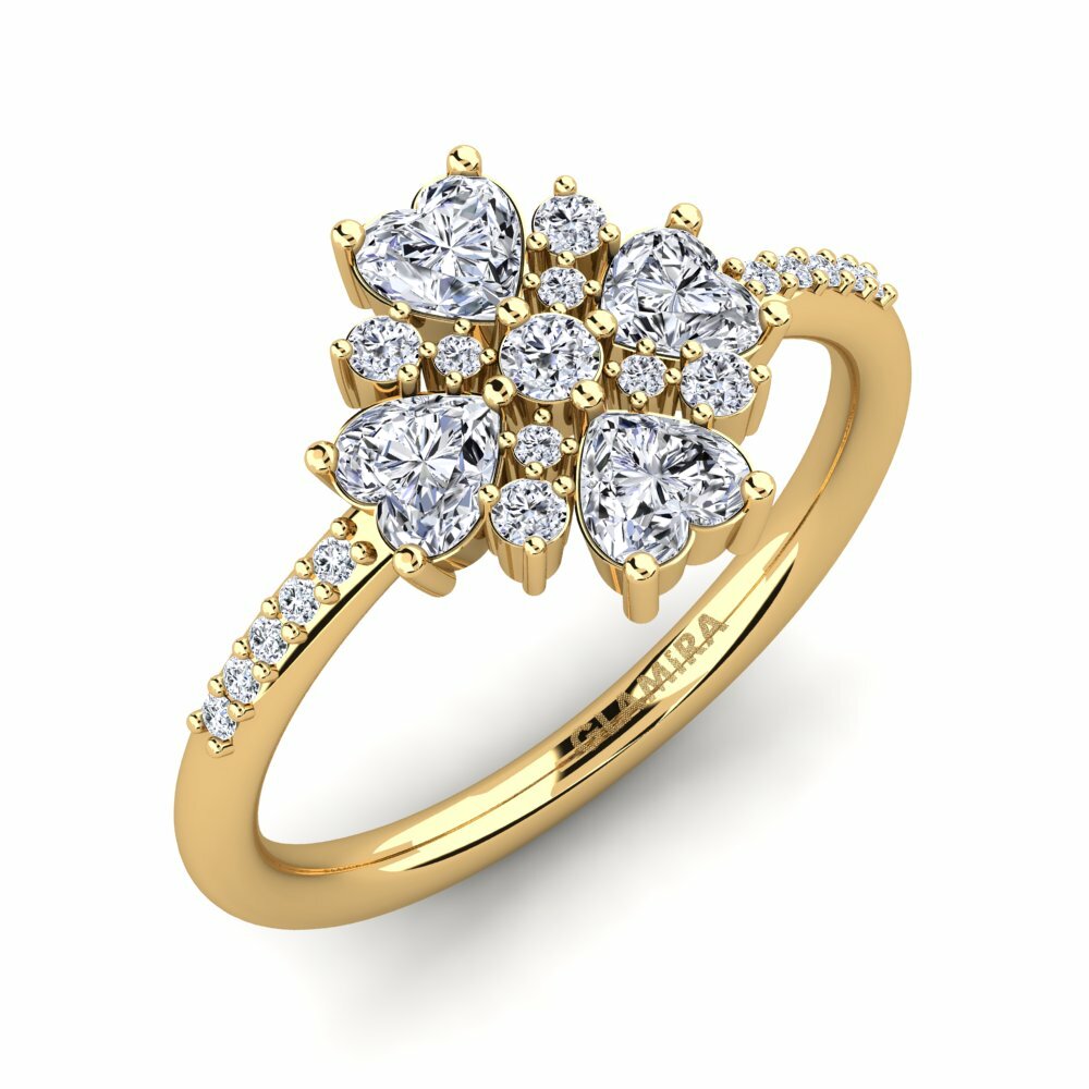Flower Anillos Zalyssa Oro Amarillo 585 Diamante