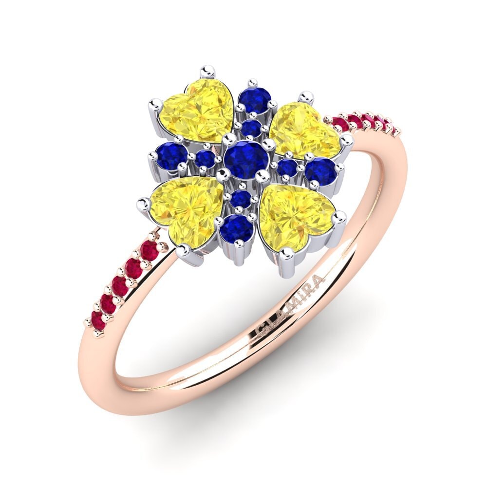 18K Rose & White Gold Ring Zalyssa