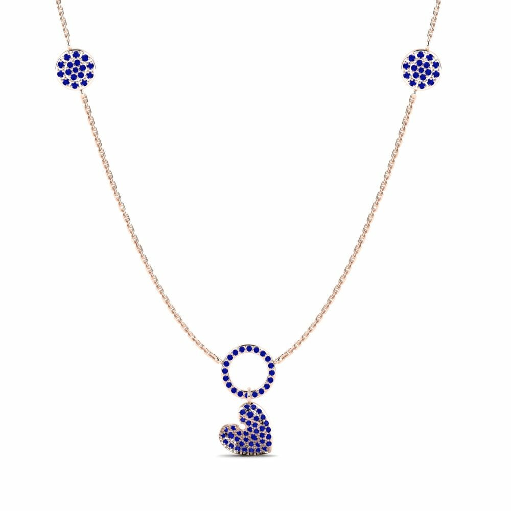 Saphir Collier pour femme Zandaka