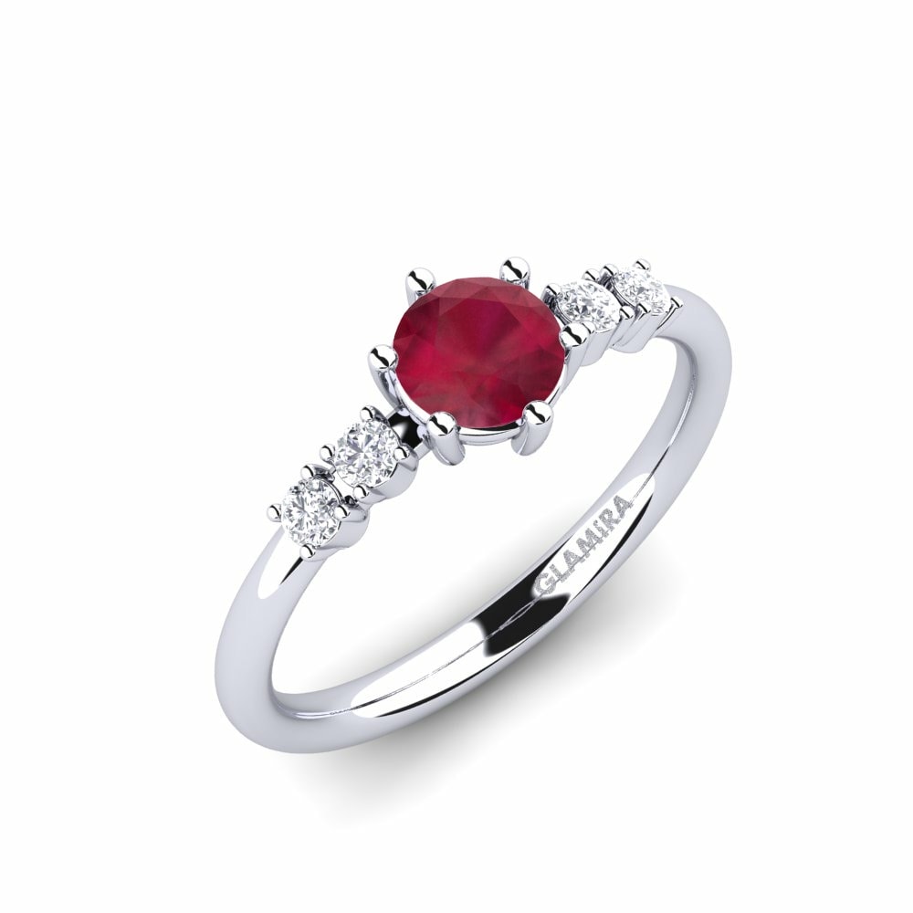 Ruby Engagement Ring Zanessa