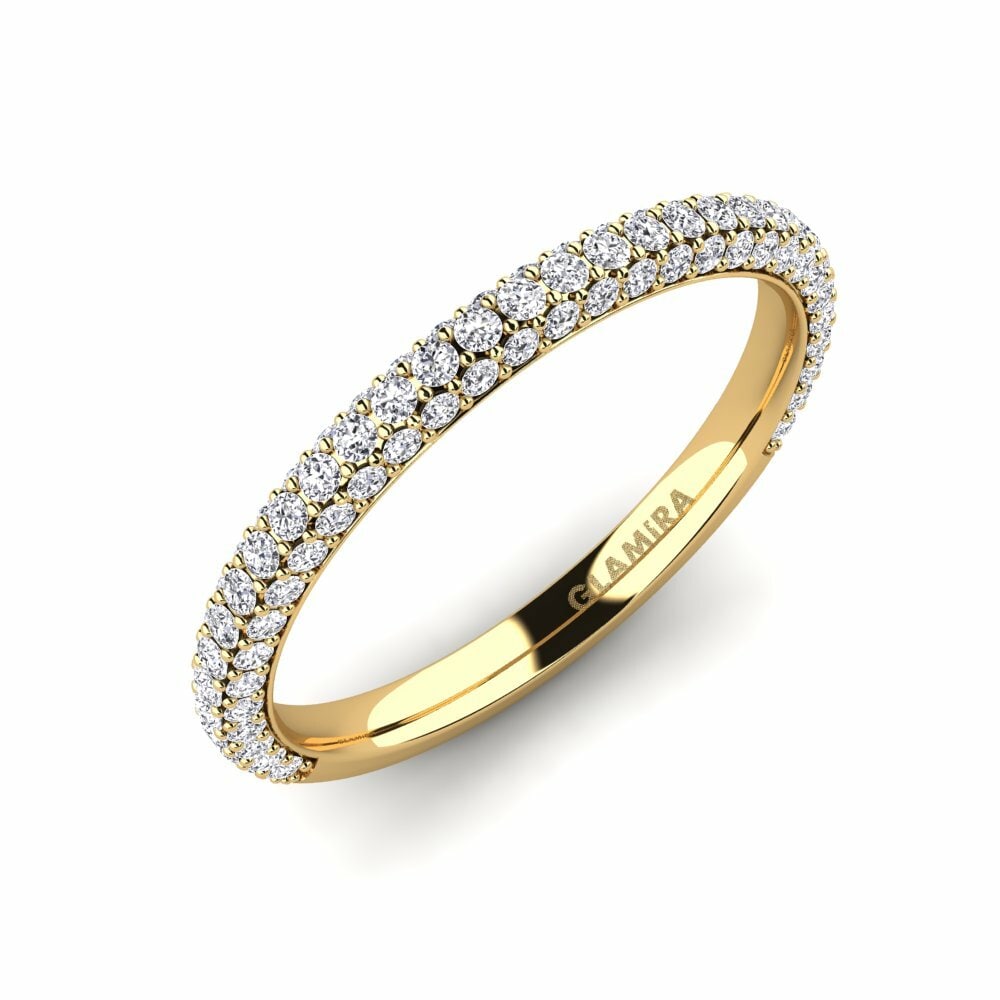 Eternity Rings GLAMIRA Zangoose 585 Yellow Gold Diamond