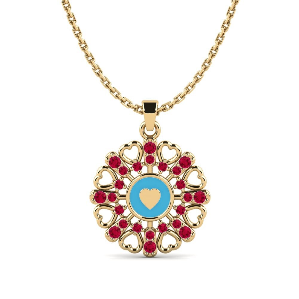 Ruby Women's Pendant Zanmien