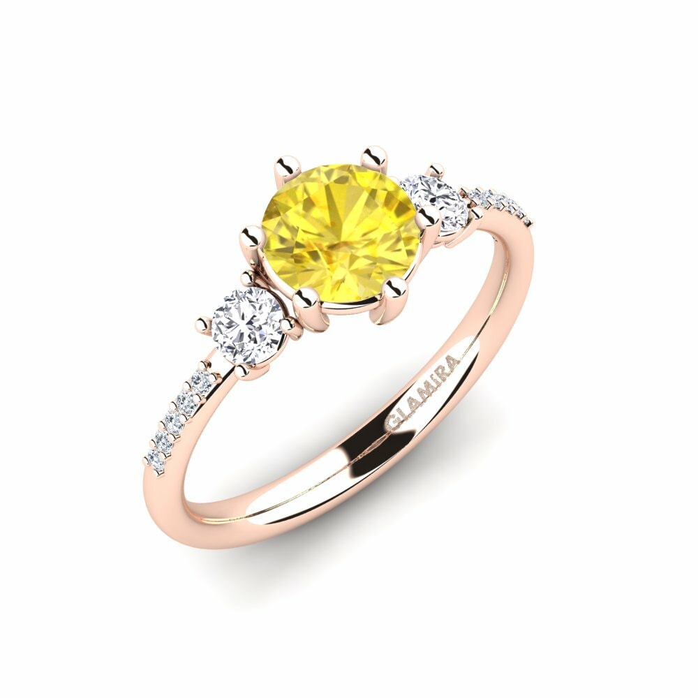 Yellow Sapphire Engagement Ring Zanyria