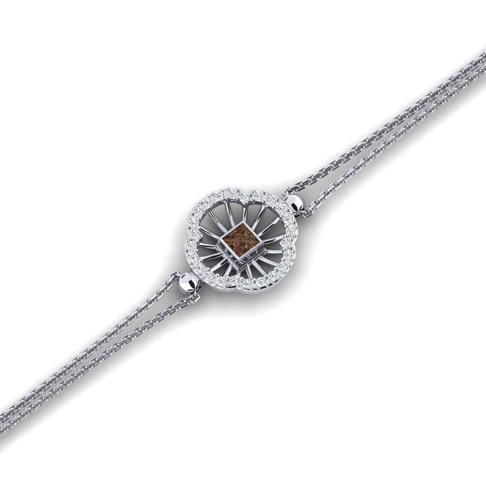 Princess Smoky Quartz Women's Bracelet Zawaqu