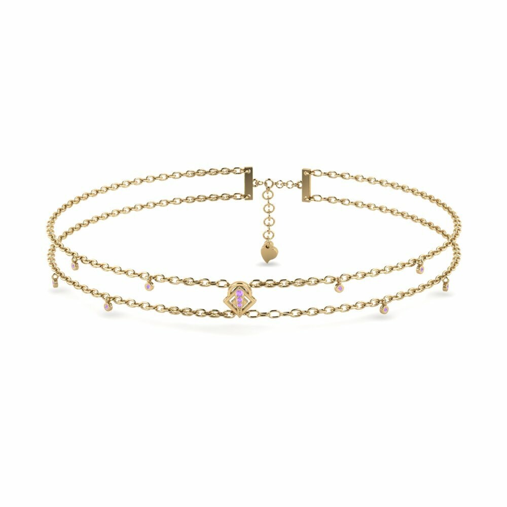 Amethyst Women's Anklet Zelmiranka