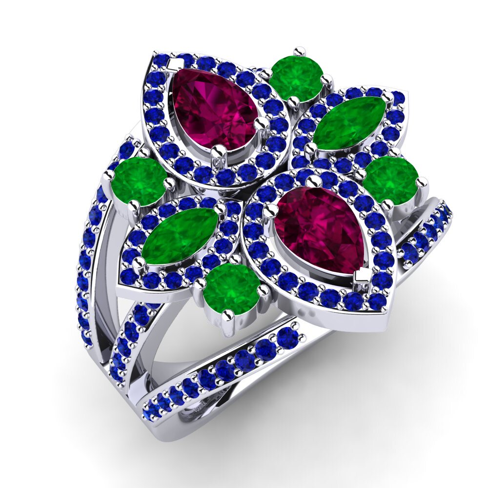 950 Platinum Ring Zenobia