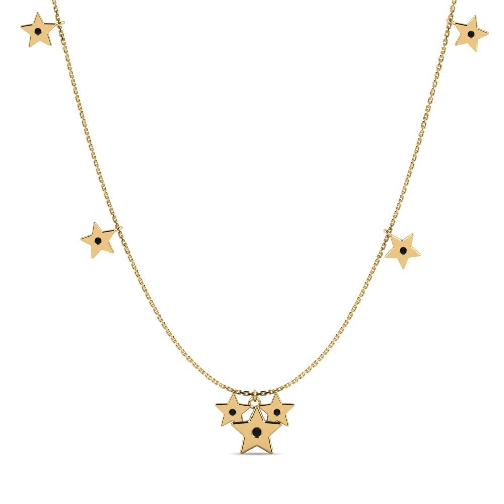 Black Diamond Women's Necklace Zenovia