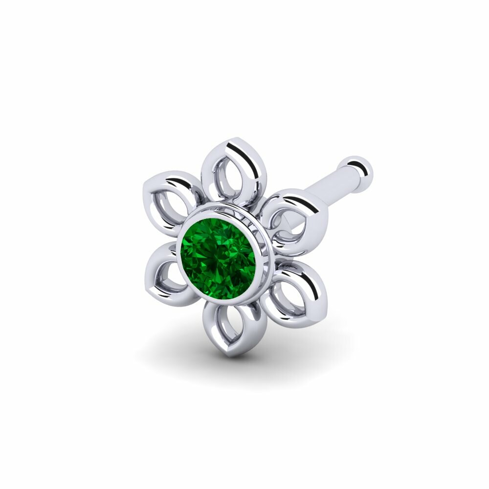 Groene Zirkoon Neus Pin Zero