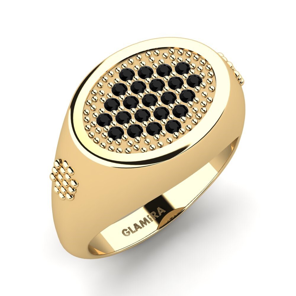 Black Sapphire Pinky Ring Zeys