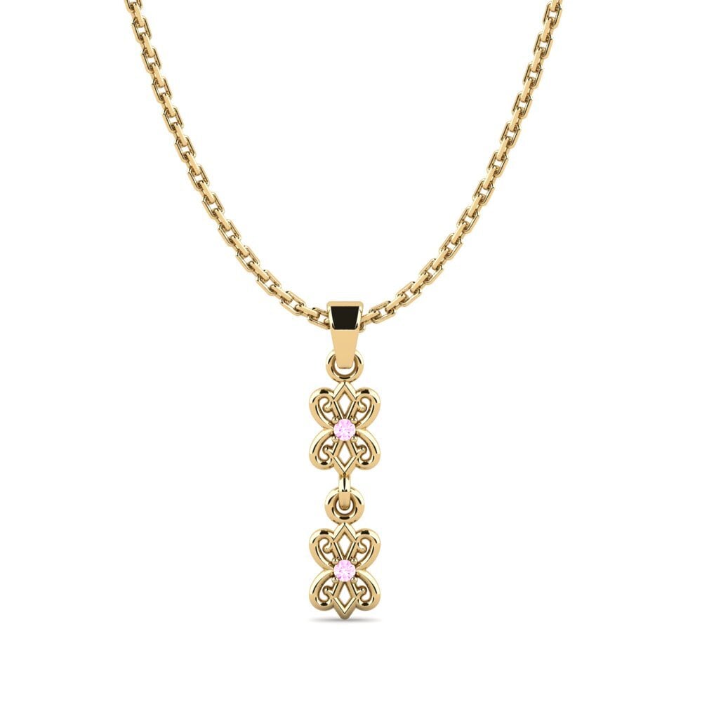 Pink Sapphire Women's Pendant Zide