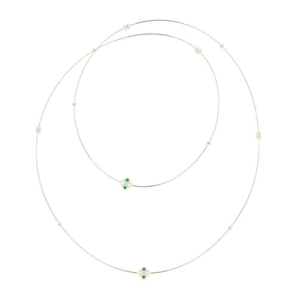 18K Rood Goud Ketting Zielle