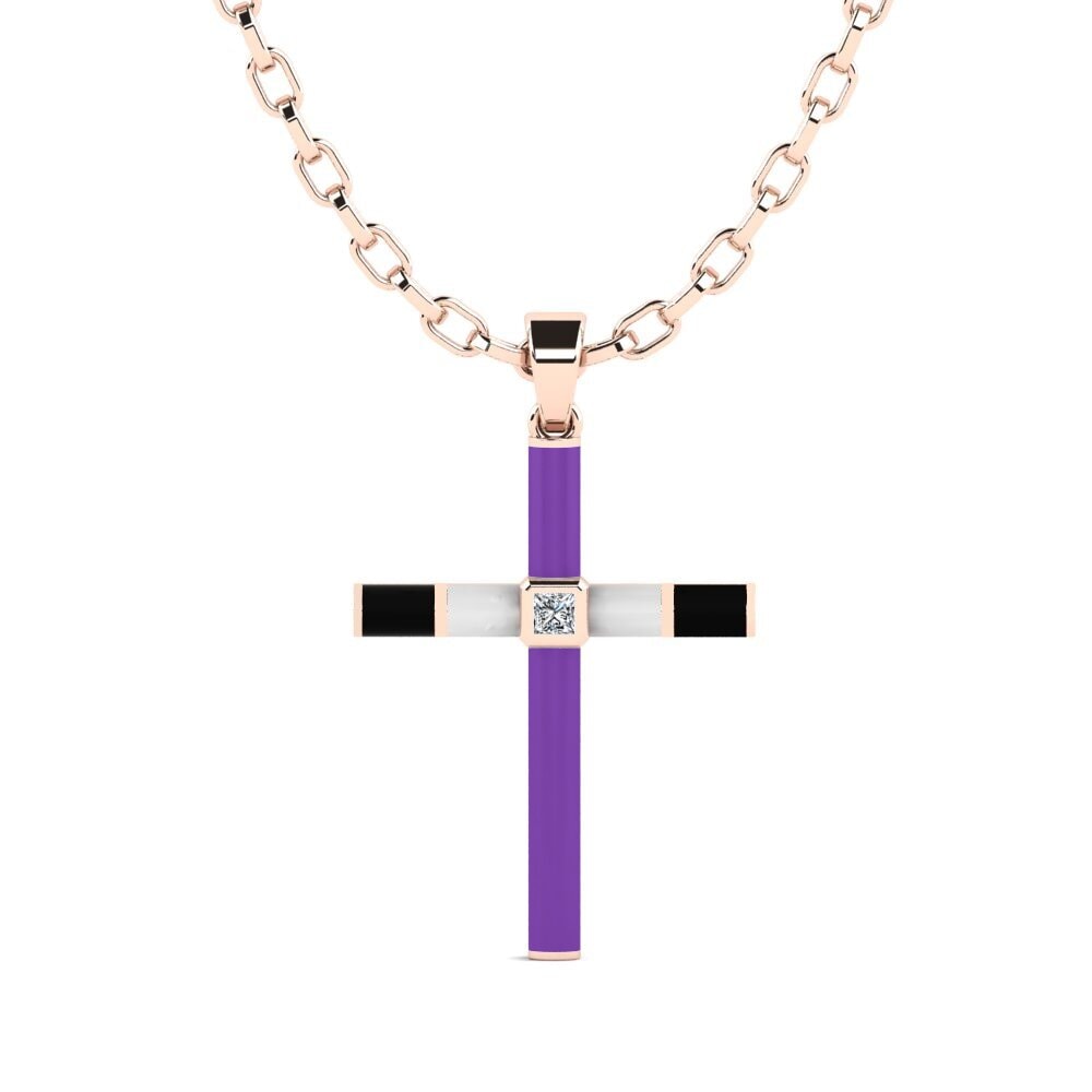 Zircone Pendentif pour homme Zielony