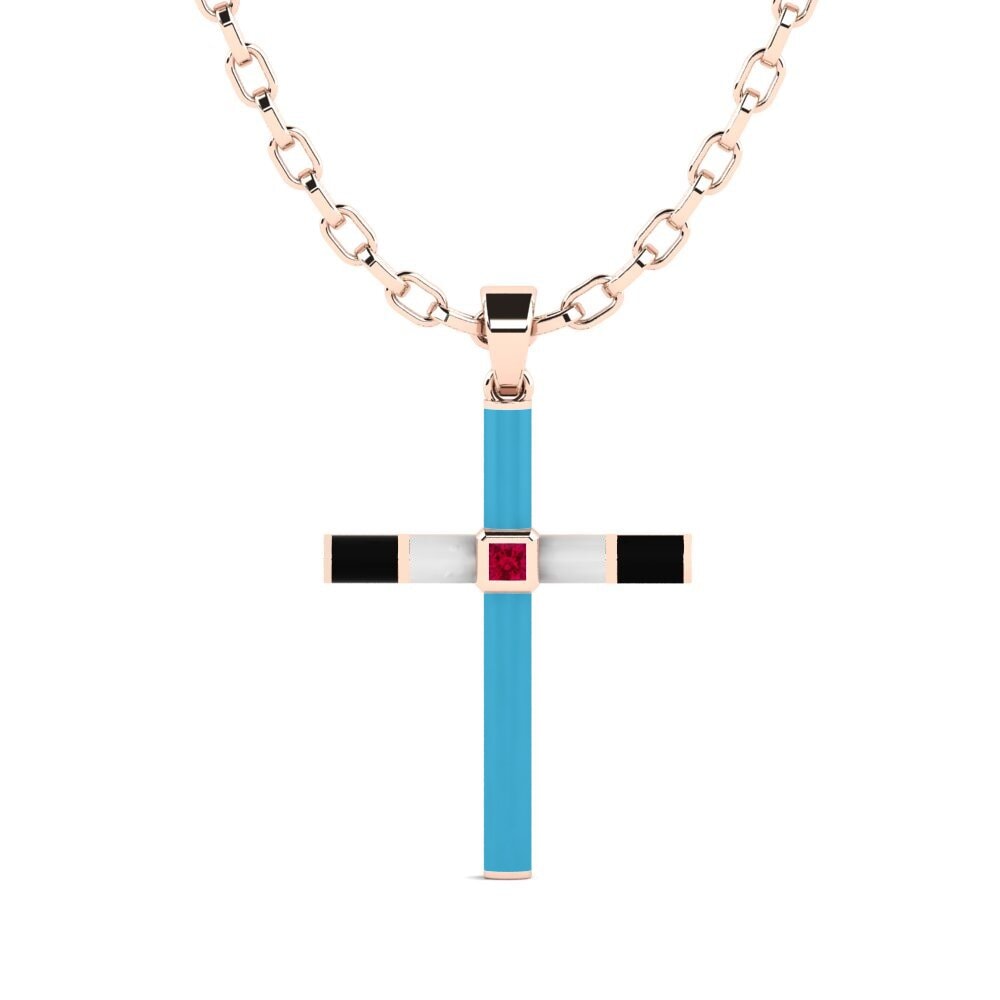 Ruby Men's Pendant Zielony