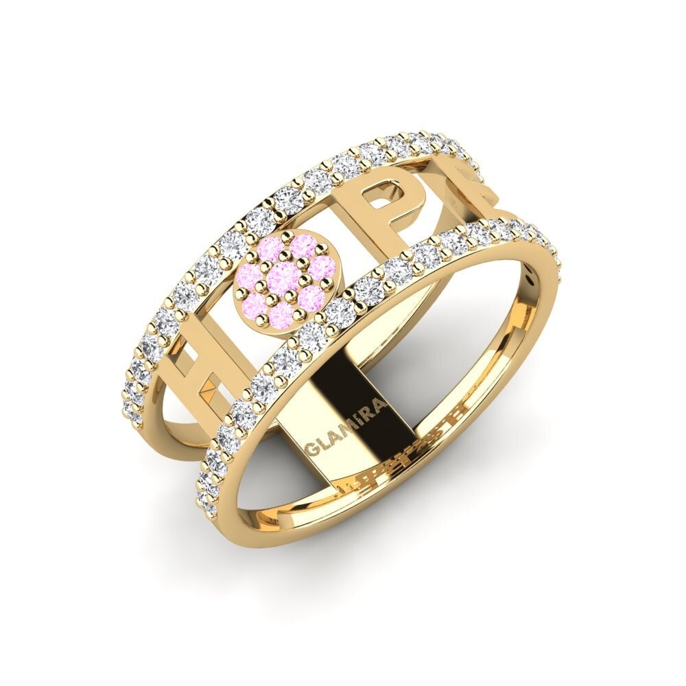 Saphir Rose Bague Zigera