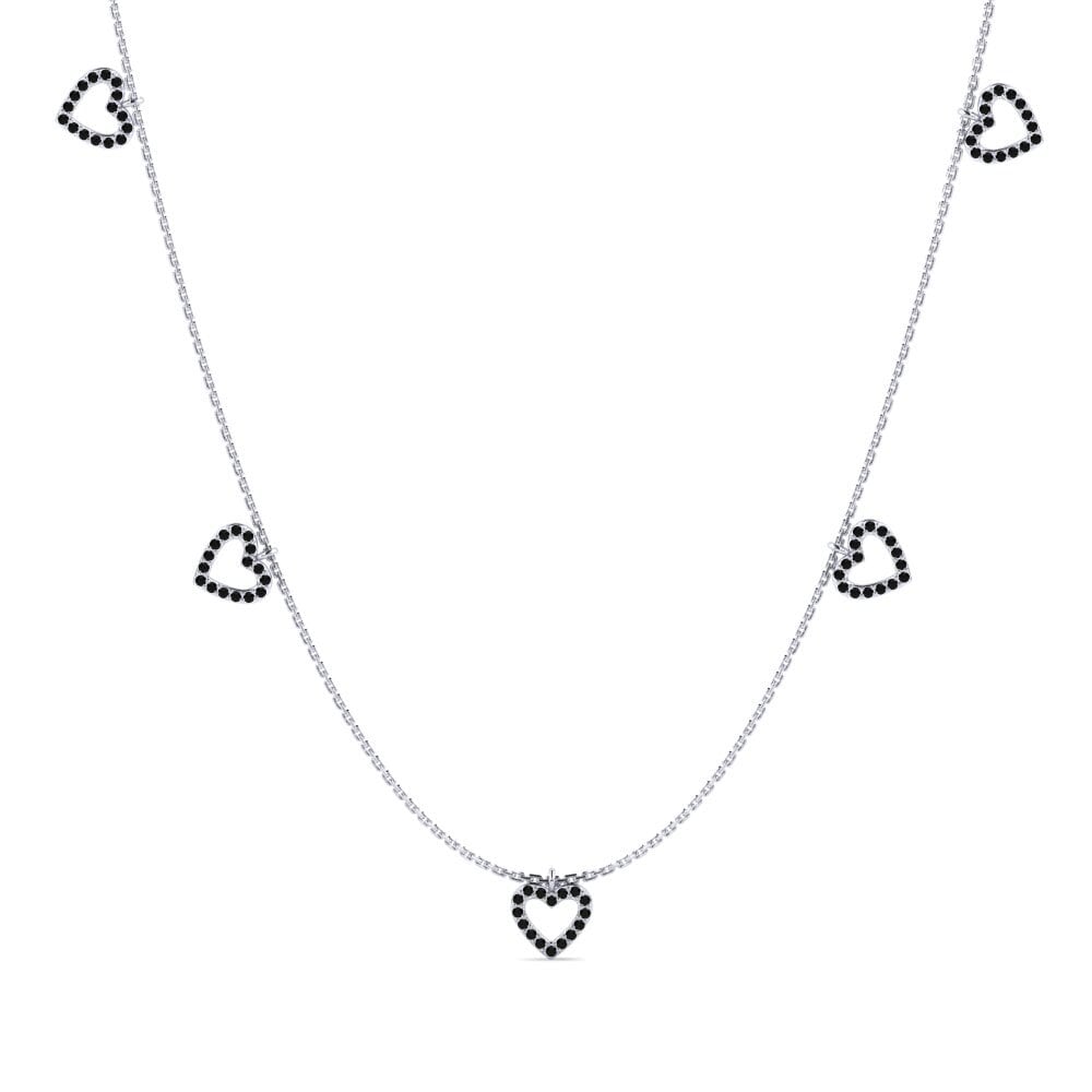 Black Sapphire Women's Necklace Zona