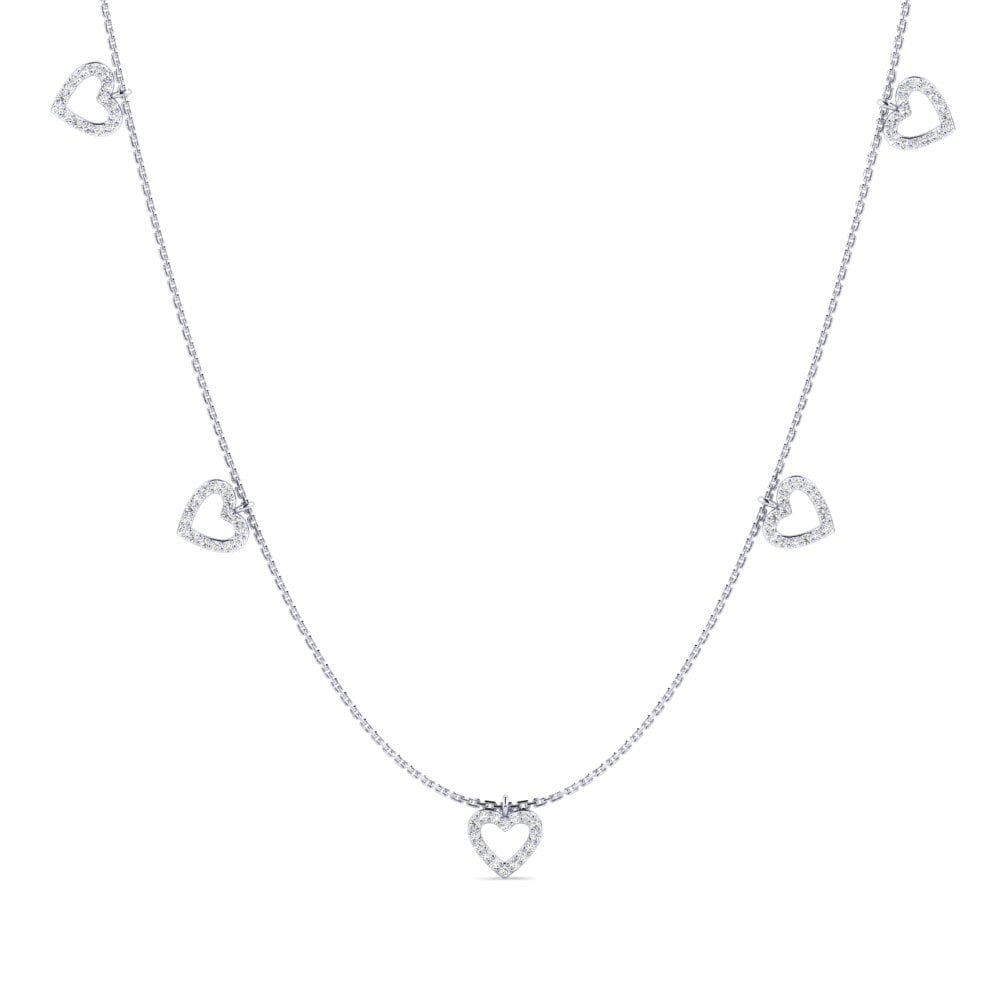 Moissanita Collar de Mujer Zona