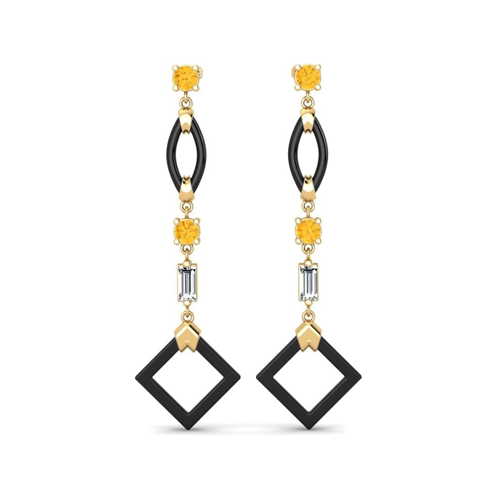 Citrine Women's Earring Zuan
