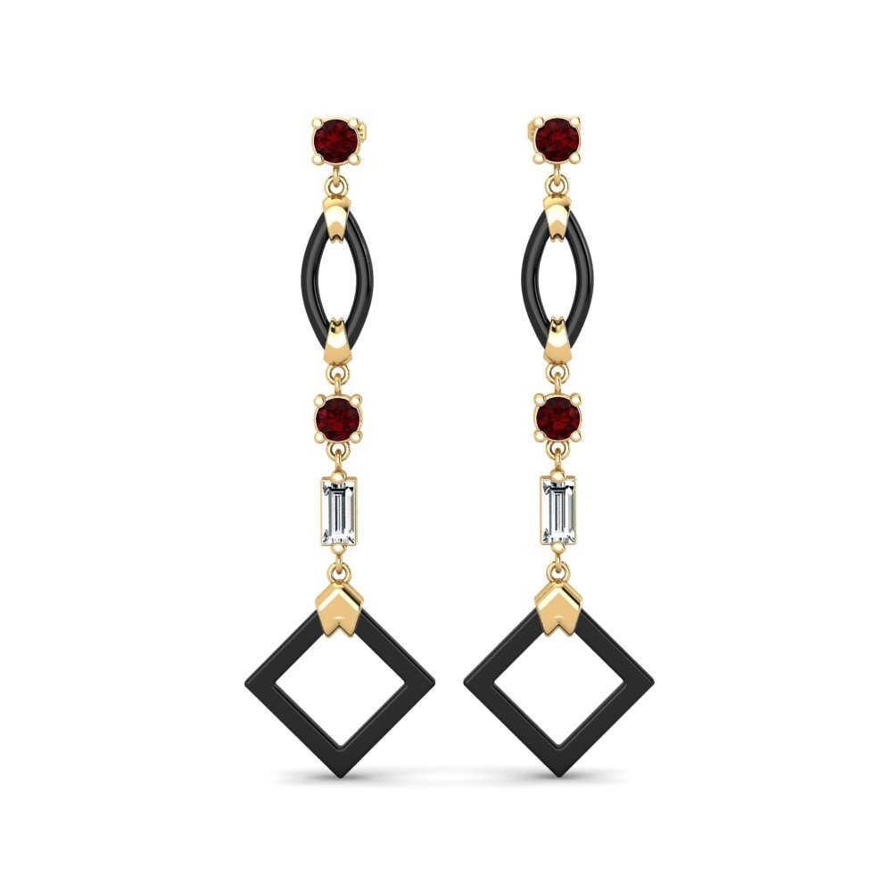 Garnet Women's Earring Zuan