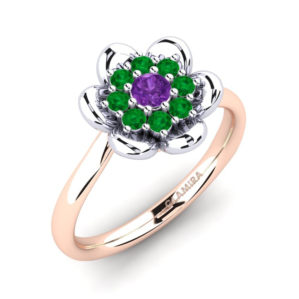 14ct Rose & White Gold Ring Zulmarie