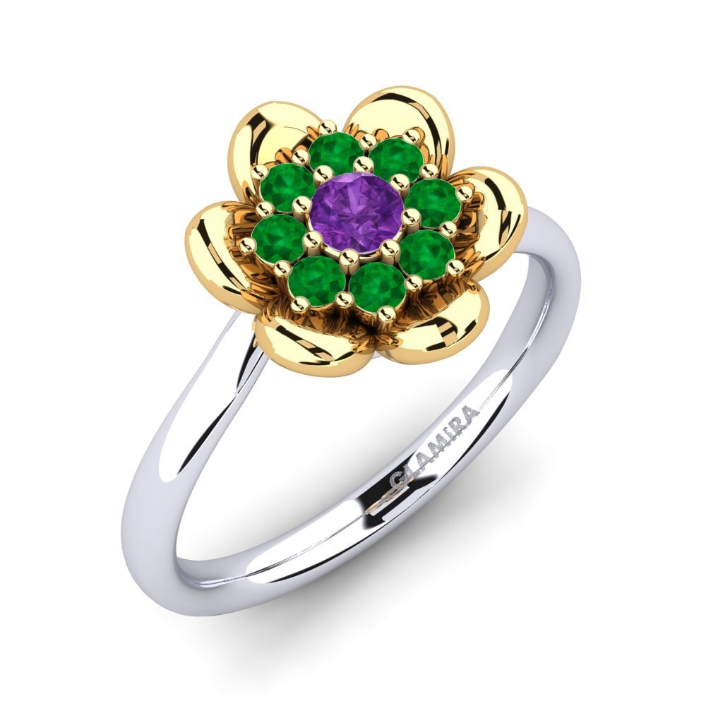 14ct White & Yellow Gold Ring Zulmarie