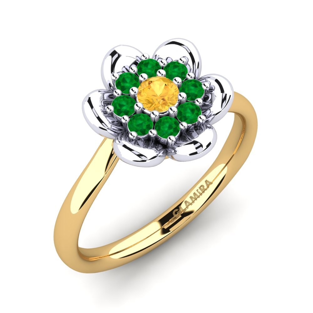 14ct Yellow / White Gold Ring Zulmarie
