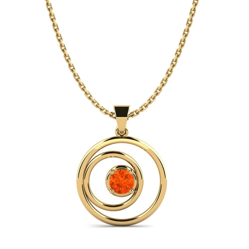 Fire-Opal Women's Pendant Zykadial