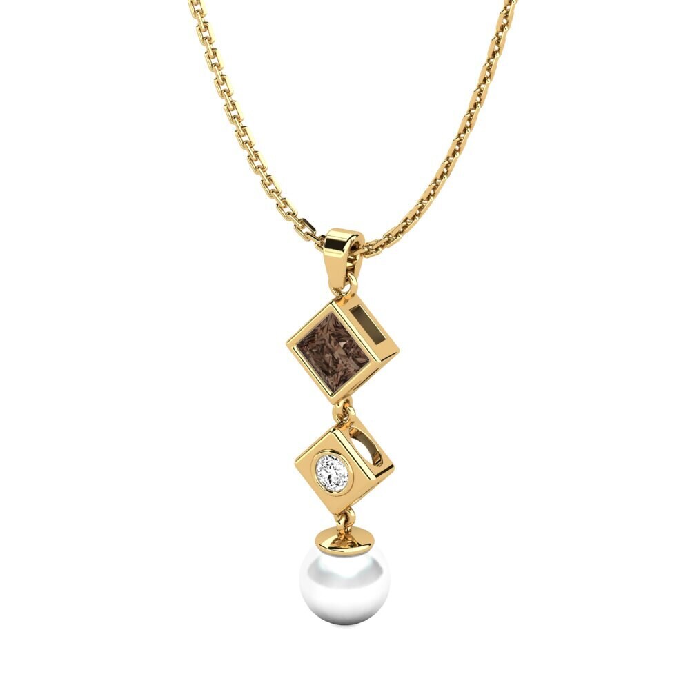 Rook Kwarts Dames Hanger Hsehsom