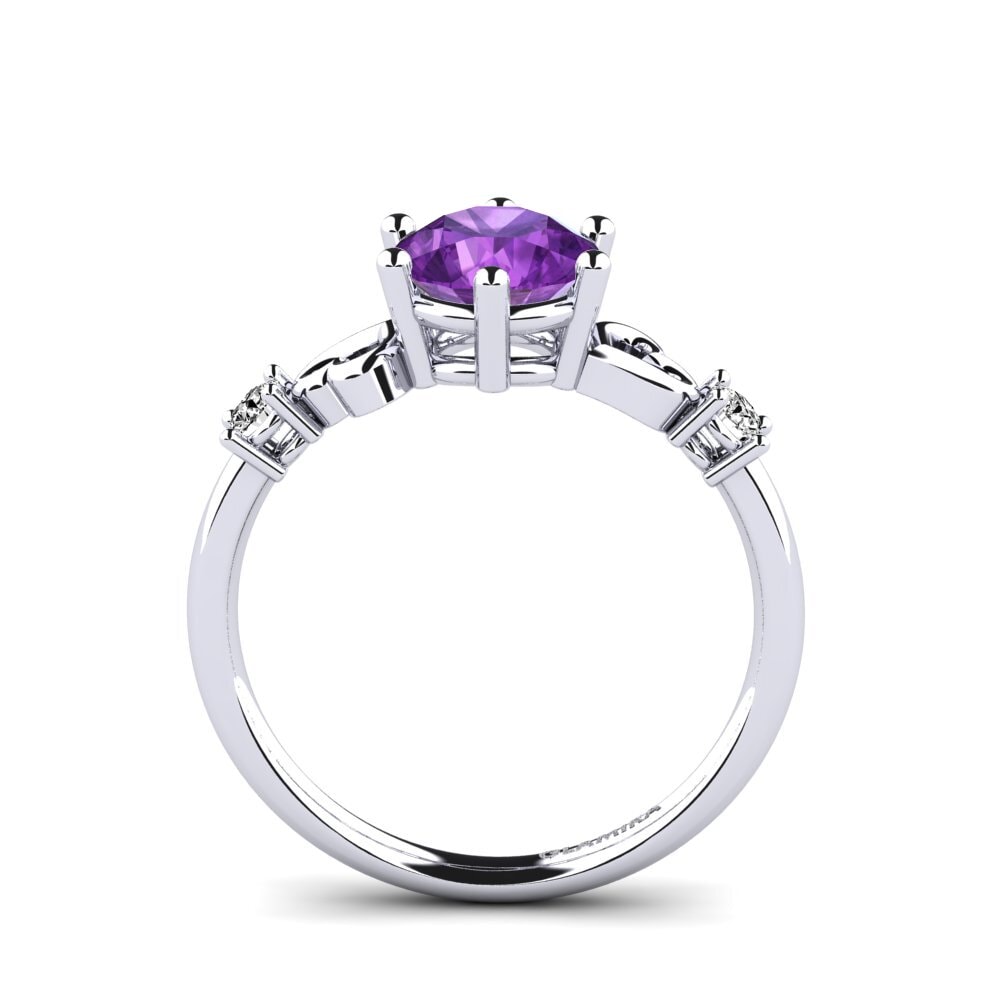 Amethyst Engagement Ring Naidene