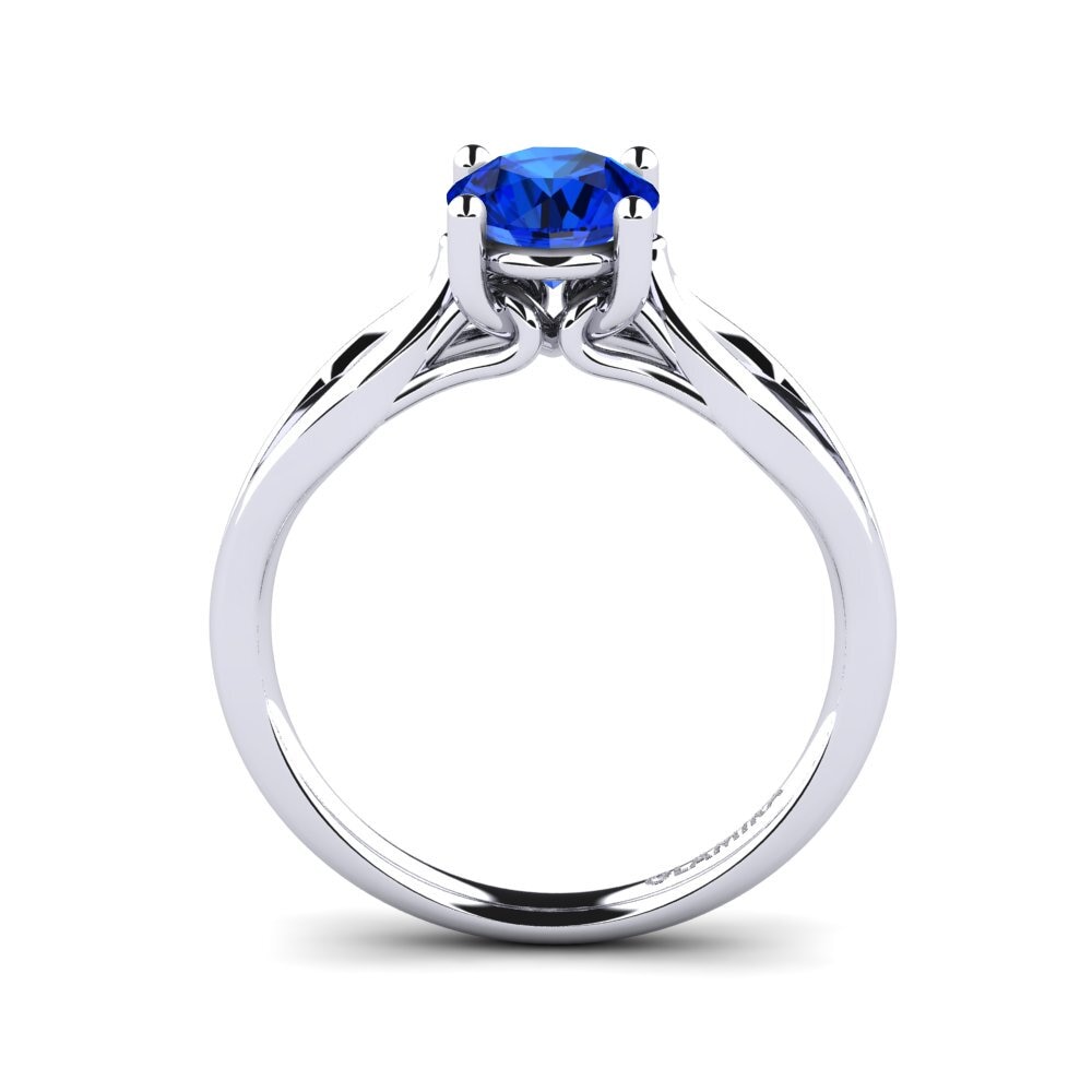 Safir (Laboratorieoprettet) Forlovelsesring Rayanne
