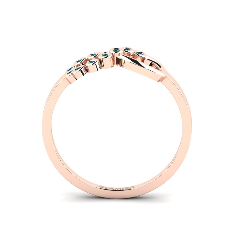 Blauer Diamant Ring Passie