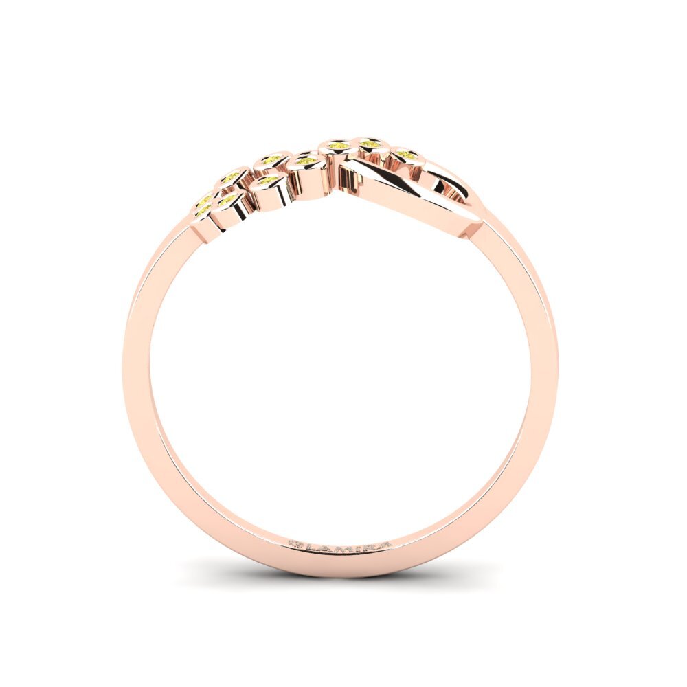 Gelber Saphir Ring Passie