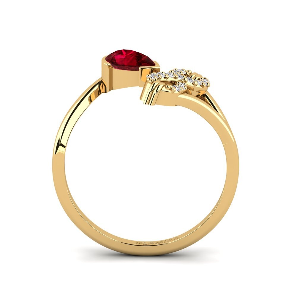 Circonita Roja Anillo Tadafuq