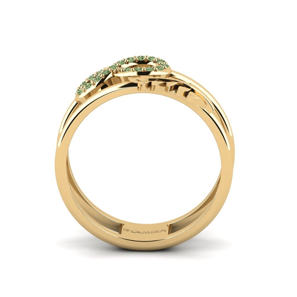 Green Diamond Ring Infinitime