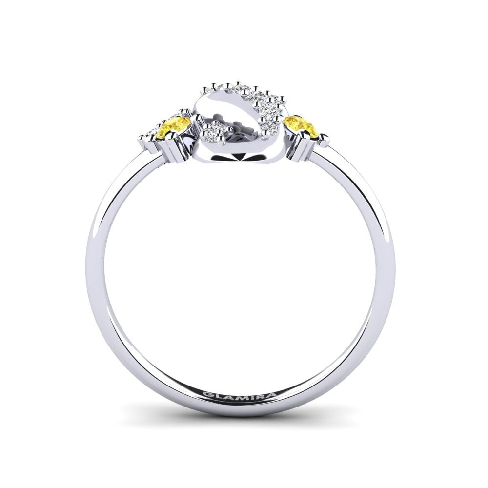 Gelber Saphir Ring Intersection