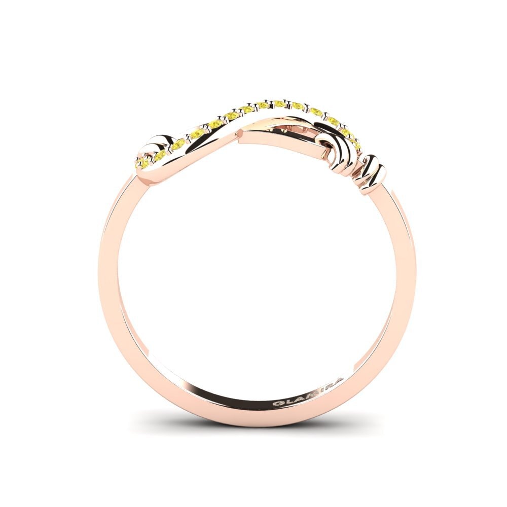 Gelber Saphir Ring Kohtuda