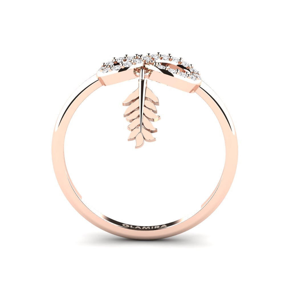 White sapphire Ring Komorebi