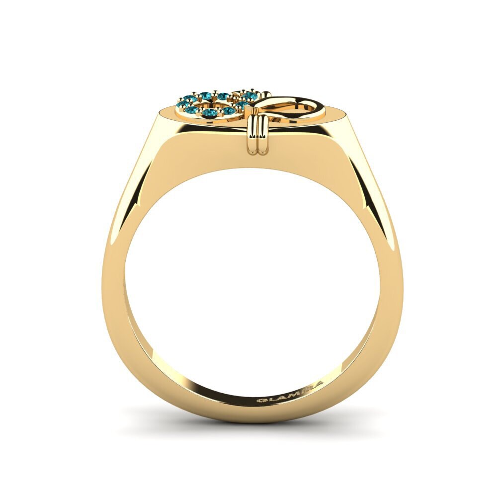 Blauer Diamant Ring Manawa