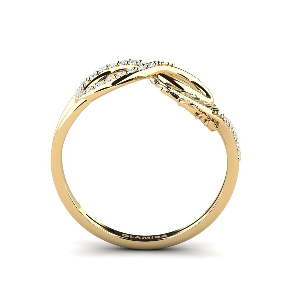 White sapphire Ring Milota