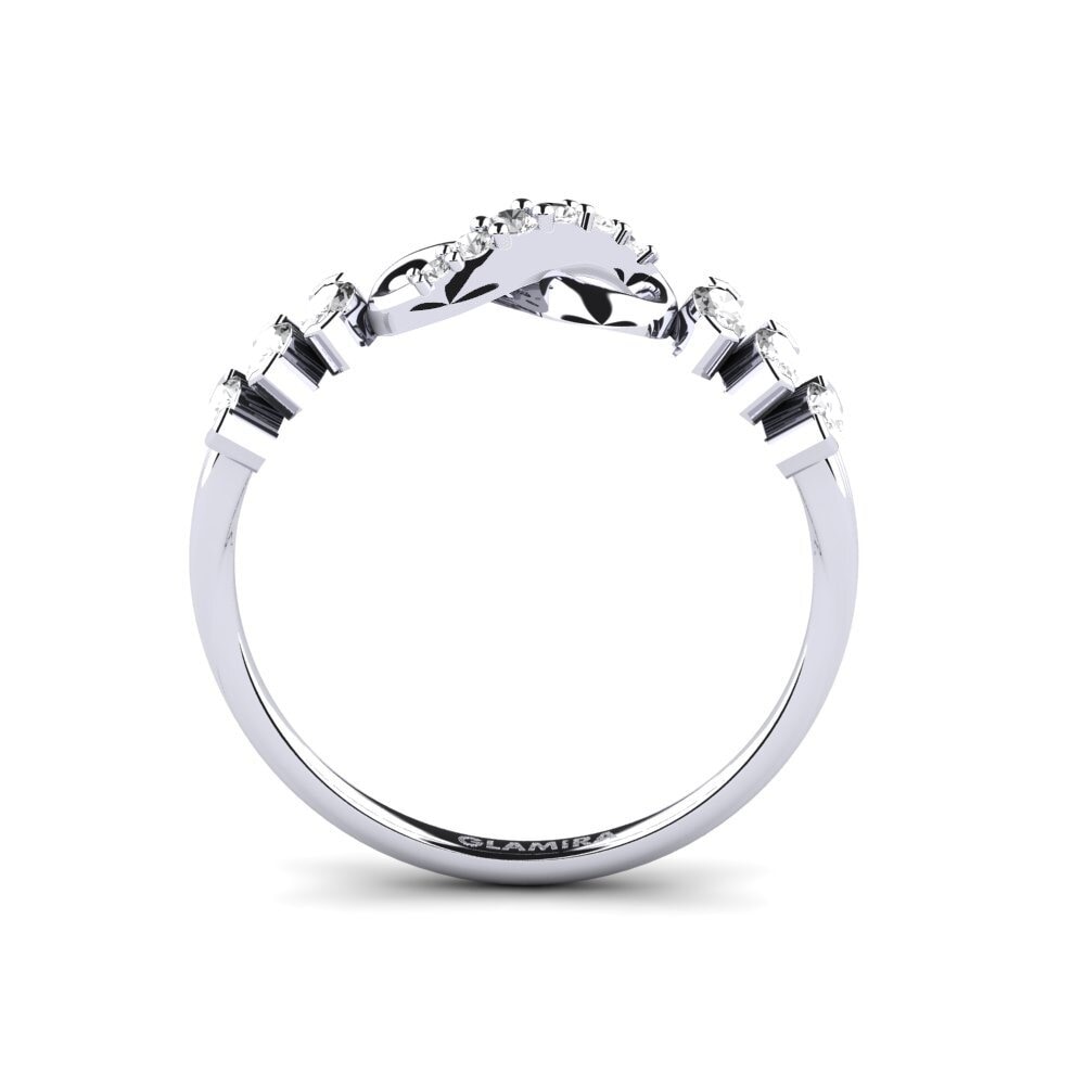 White sapphire Ring Singlenesslove