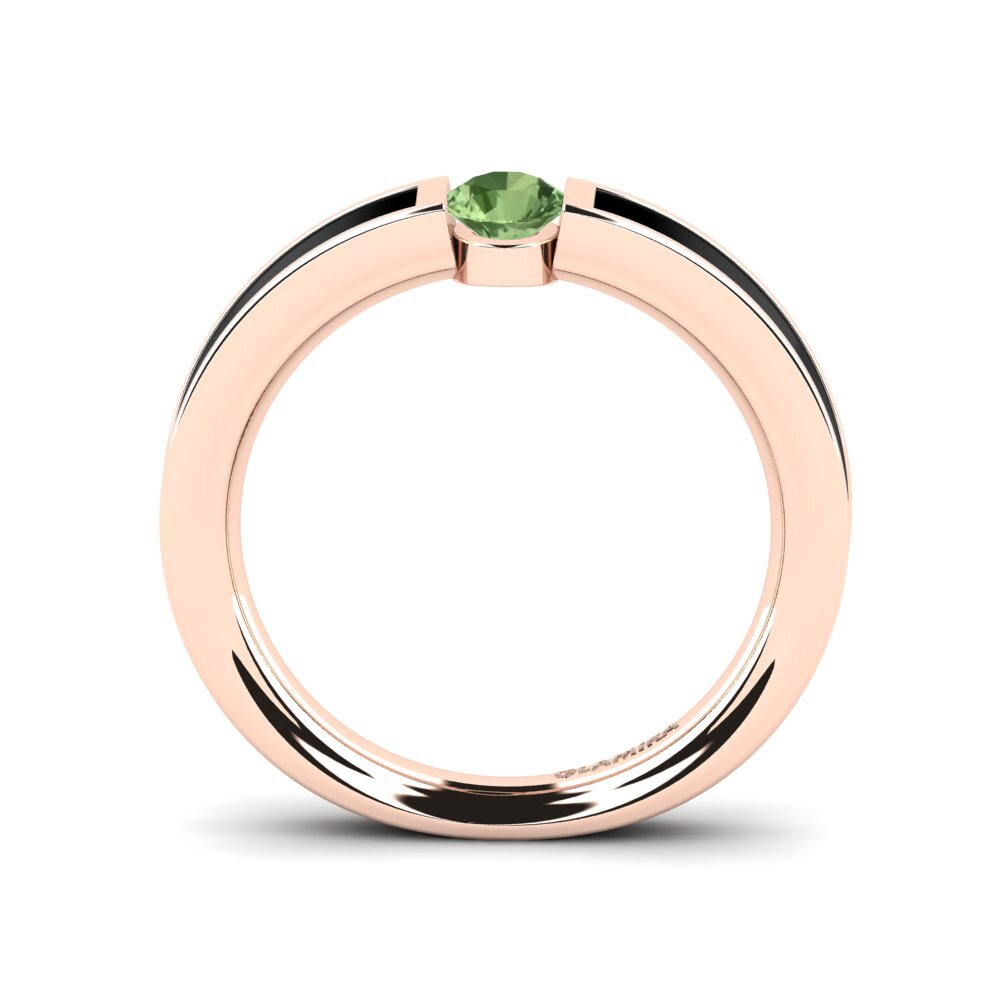 Green Sapphire Engagement Ring Eugenie