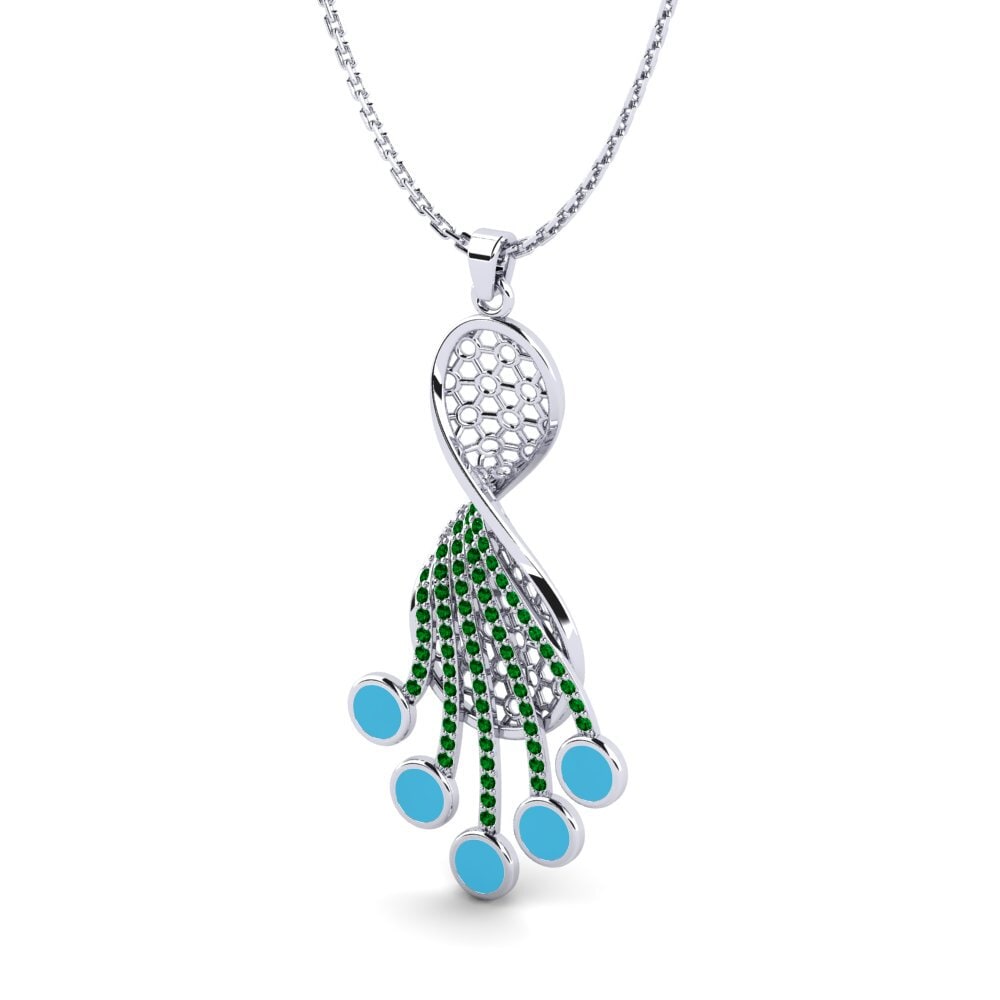 Circonita Verde Colgante de Mujer Connollya