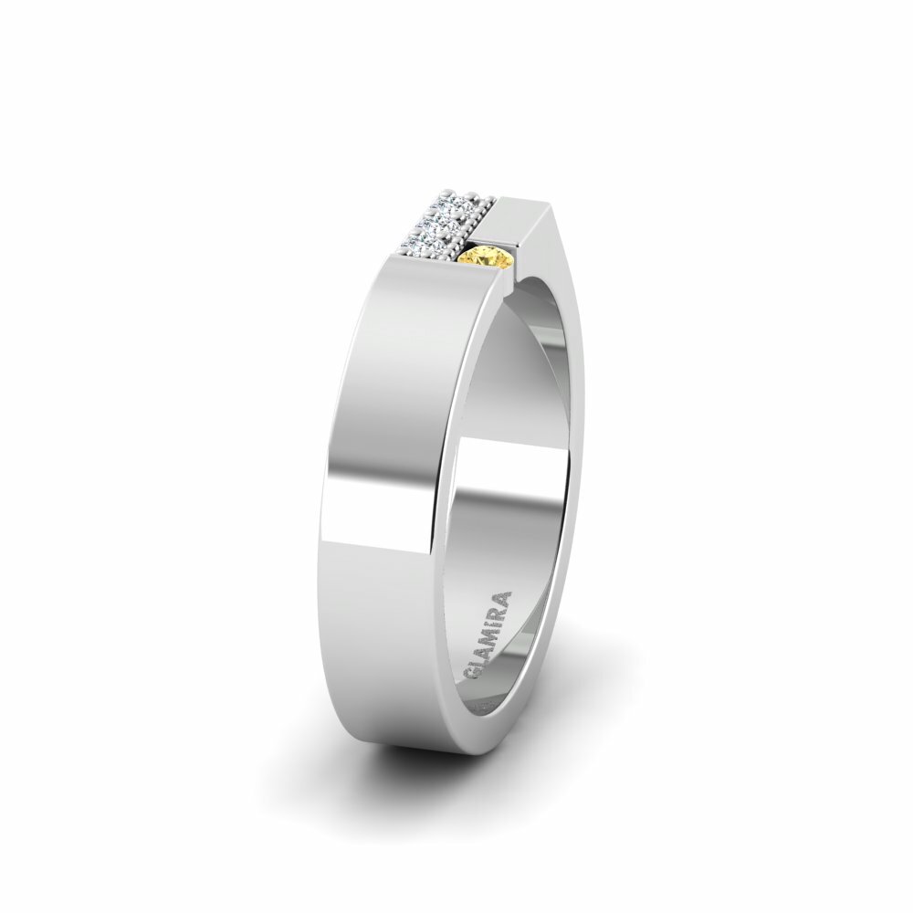 Diamant Jaune Alliance pour femme Hot Yotteh