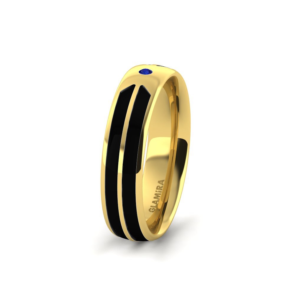 Sapphire Women's Wedding Ring Peaceful Flomar 5 mm