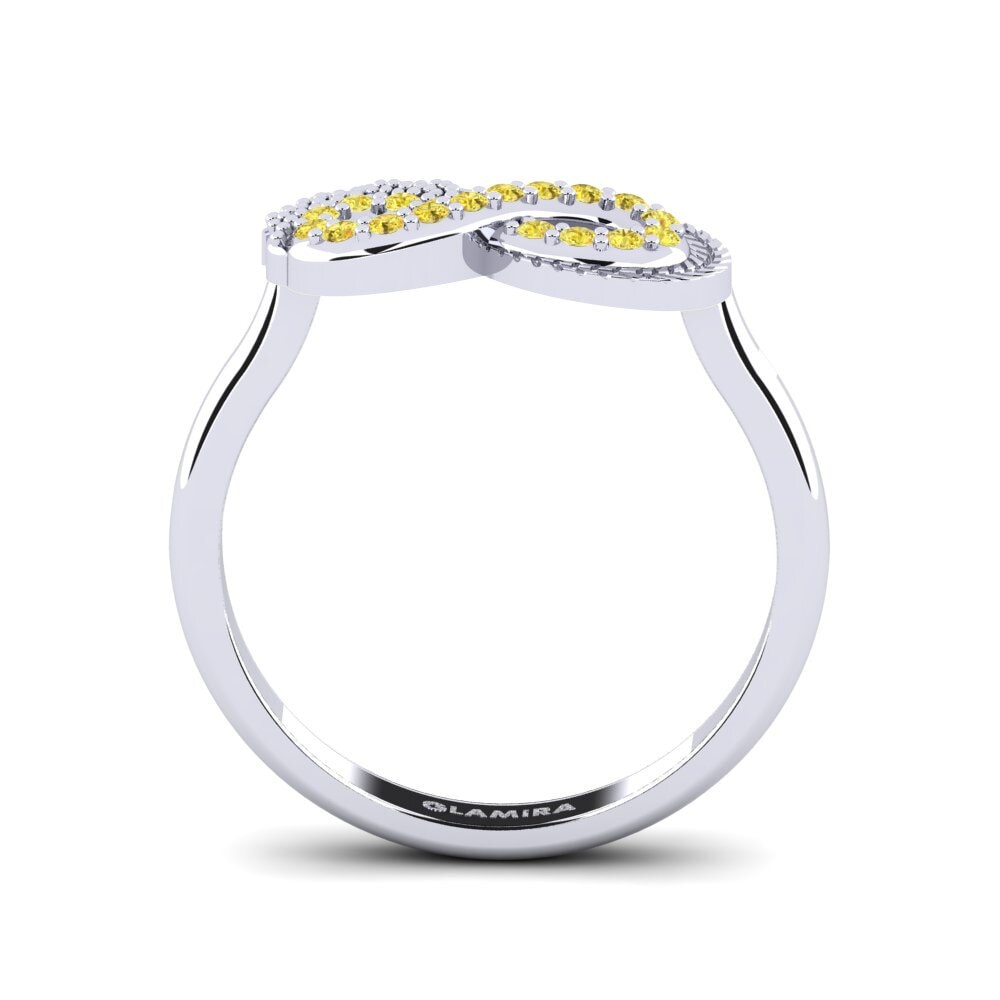 Gelber Saphir Ring Aeternitas