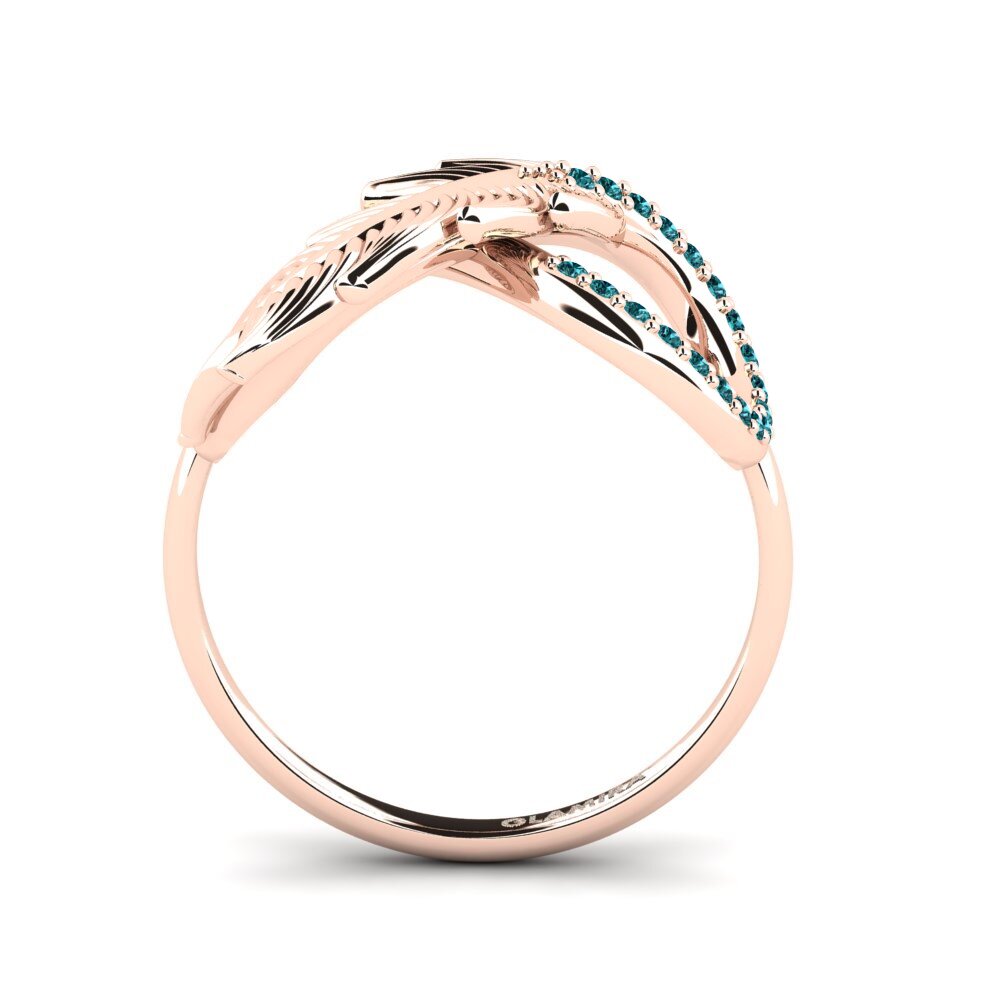 Blauer Diamant Ring Apanza
