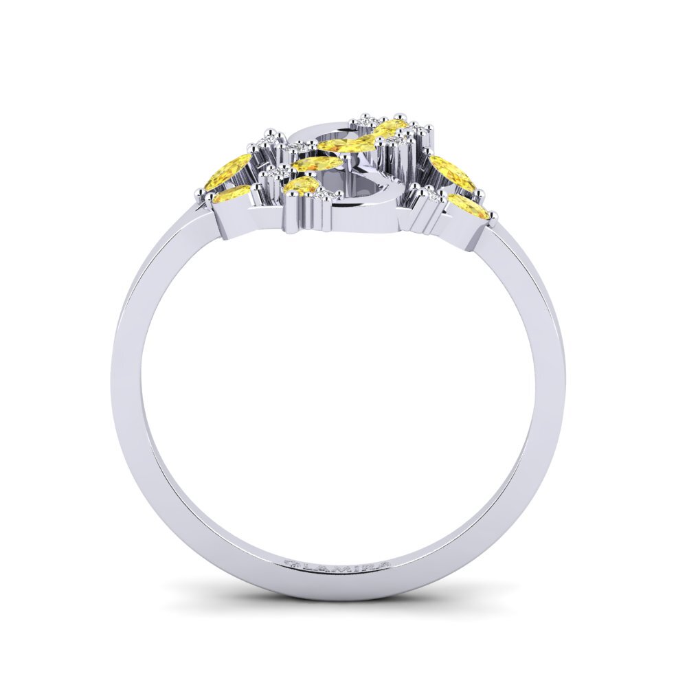 Gelber Saphir Ring Aureus
