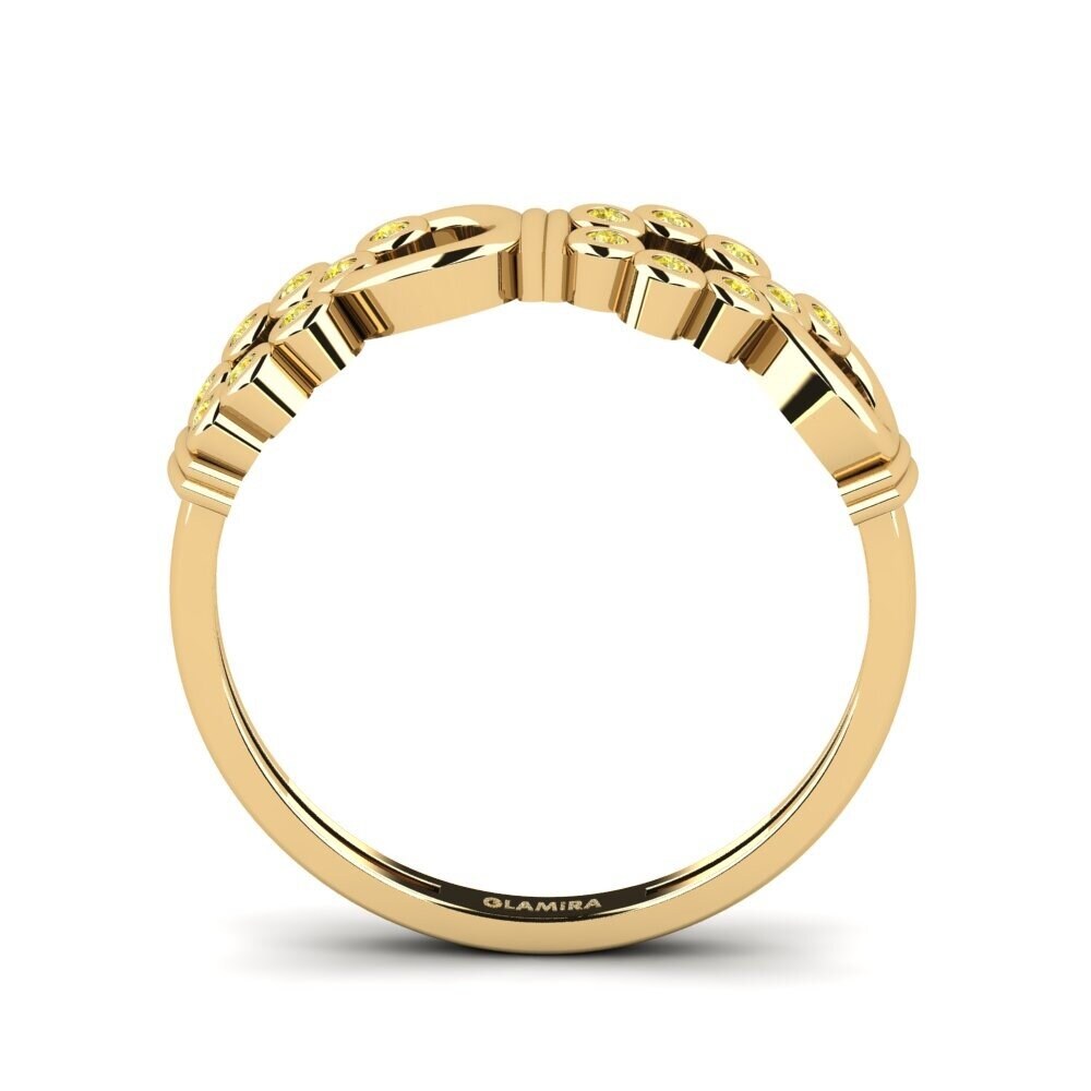 Gelber Saphir Ring Renkonti