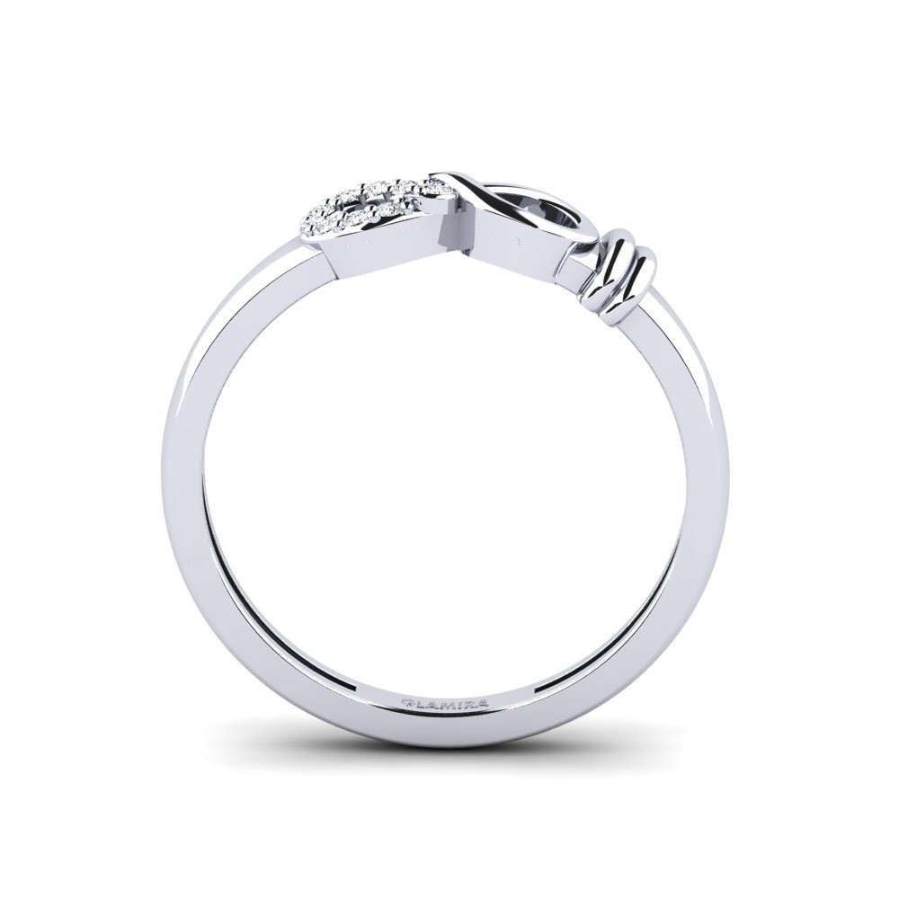 White sapphire Ring Upoznati