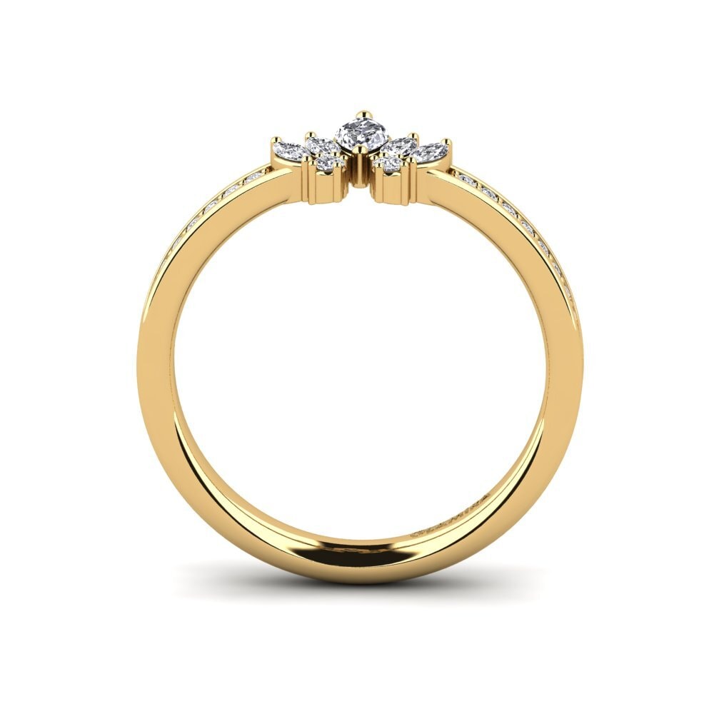 14ct Yellow Gold Engagement Ring Lesoni