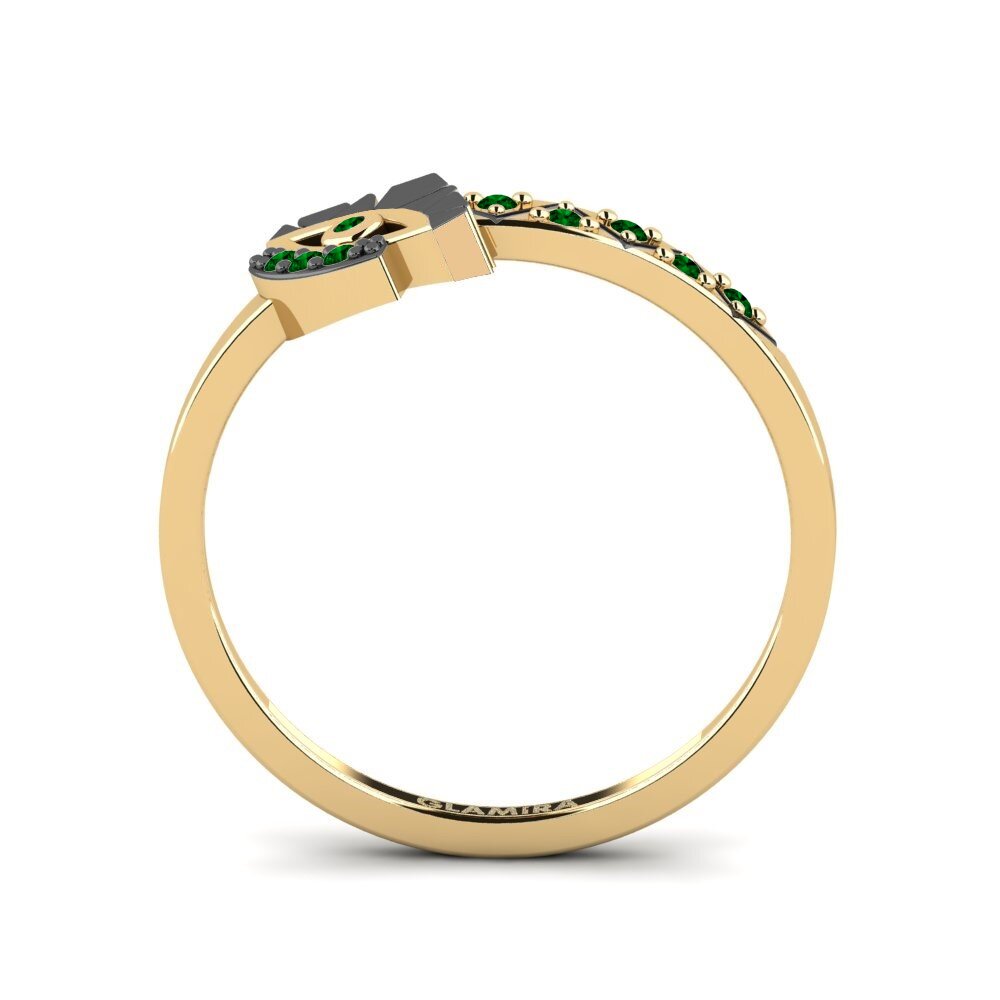 Zircônia Verde Anel Anfani